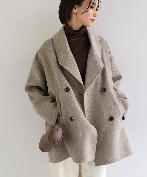 evernavy ピーコート pコート 「新色追加」ウールリバーPコート