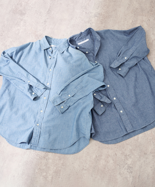 FRAMeWORK（フレームワーク） ブラウス シャツ 「追加」ダンガリー