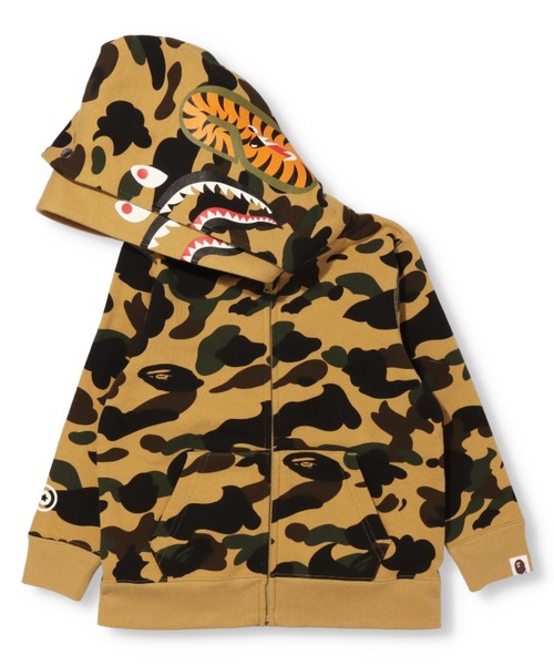 A BATHING APE（アベイシングエイプ） パーカー 1ST CAMO SHARK ZIP