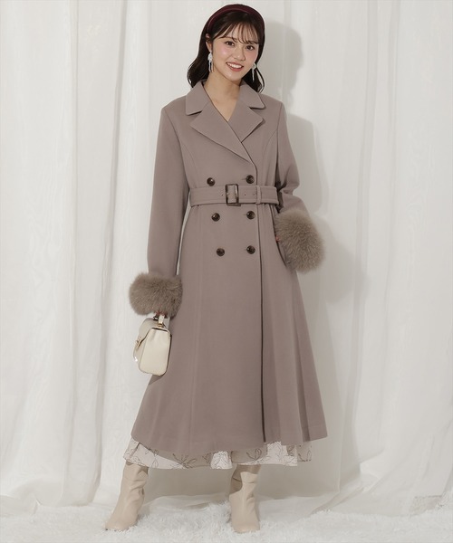 WILLSELECTION（ウィルセレクション） コート アウター FOXファー付き