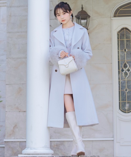 WILLSELECTION（ウィルセレクション） コート アウター FOXファー付き