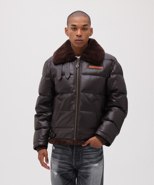 AVIREX（アヴィレックス） ダウンジャケット ダウン メンズ : ZOZOTOWN