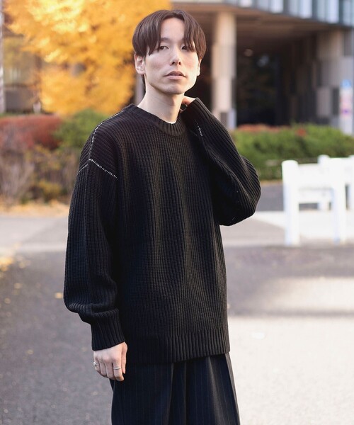 BEAMS HEART（ビームス ハート） セーター ニット カタアゼ ビッグ