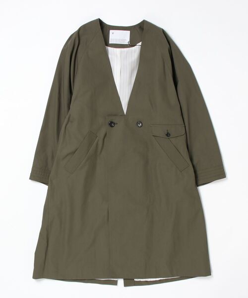 VOAAOV（ヴォアーブ） ノーカラーコート コート メンズ レディース