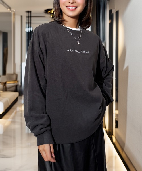 Candlestick トレーナー スウェット 着やすい ふわふわな肌ざわり