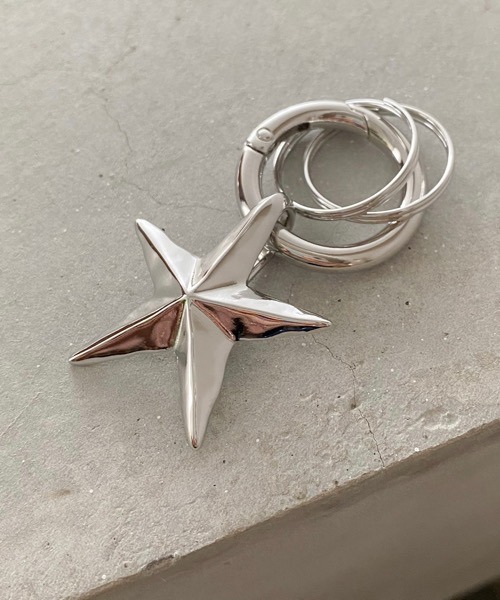 TONE（トネ） キーホルダー 「ECRu.」スター カラビナキーリング