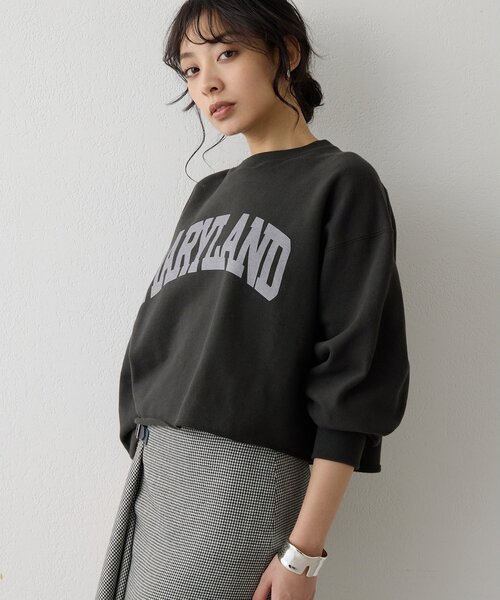 Whim Gazette（ウィム ガゼット） トレーナー スウェット 裏毛ロゴプル