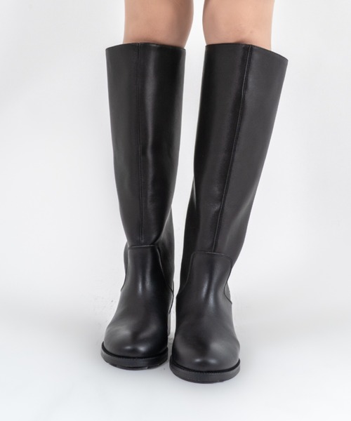 REMME（レメ） ブーツ 「REMME」バックジップ ロングブーツ レディース