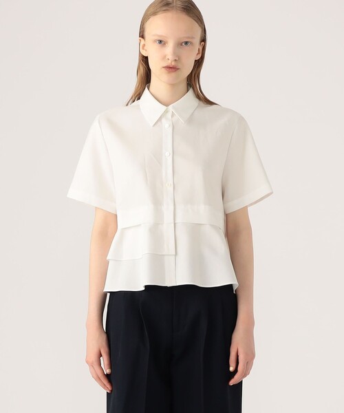 CABaN（キャバン） ブラウス シャツ タイプライターダブルクロス