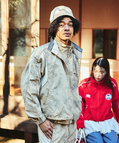 umbro（アンブロ） ブルゾン アウター 別注 Pattern Nylon Jacket/総柄