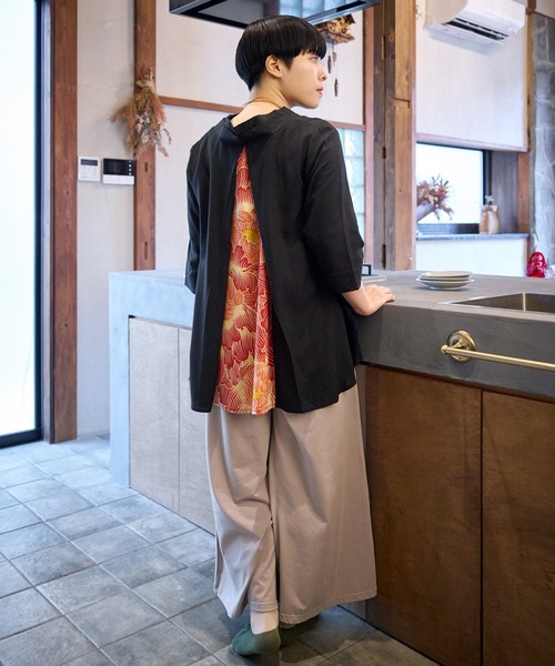 カヤ 「カヤ」-SHIKI-四季 夏姿八掛長丈トップス レディース