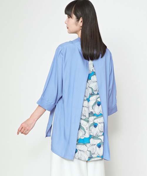 カヤ 「カヤ」-SHIKI-四季 夏姿八掛長丈トップス レディース