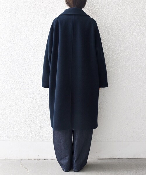 SHIPS any コート アウター any: PURE WOOL スタンド ＆ ビッグカラー
