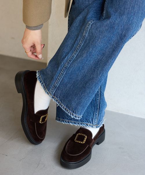 LE TALON（ル タロン） ローファー アツゾコチェーンバックル