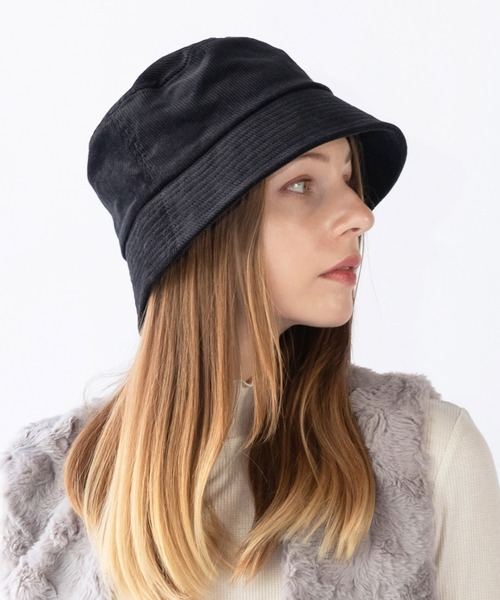 14+（イチヨンプラス） 帽子 ハット コーデュロイシンプルバケット