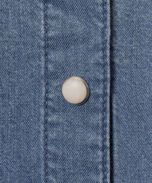 allureville（アルアバイル） ブラウス シャツ デニムボウブラウス