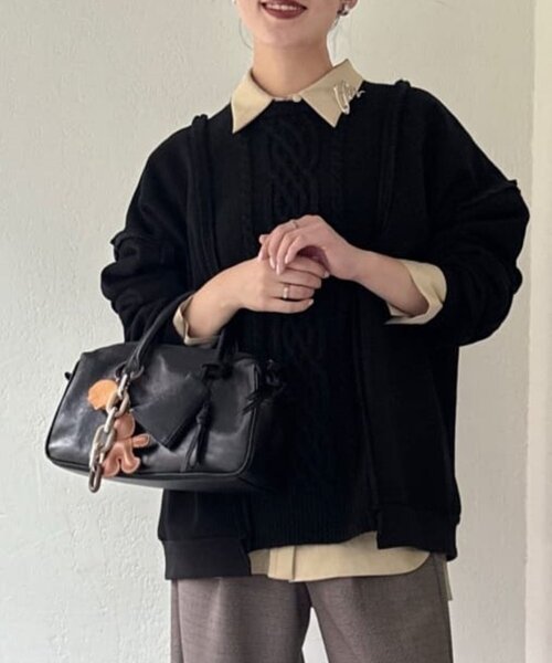 ear PAPILLONNER（イア パピヨネ） ボストンバッグ 「インフルエンサー