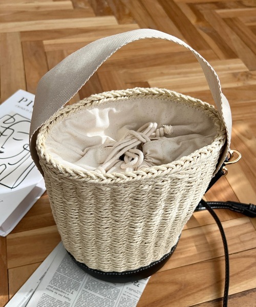 moment+ かごバッグ カゴバッグ 2WAYバスケットかごバッグ : ZOZOTOWN