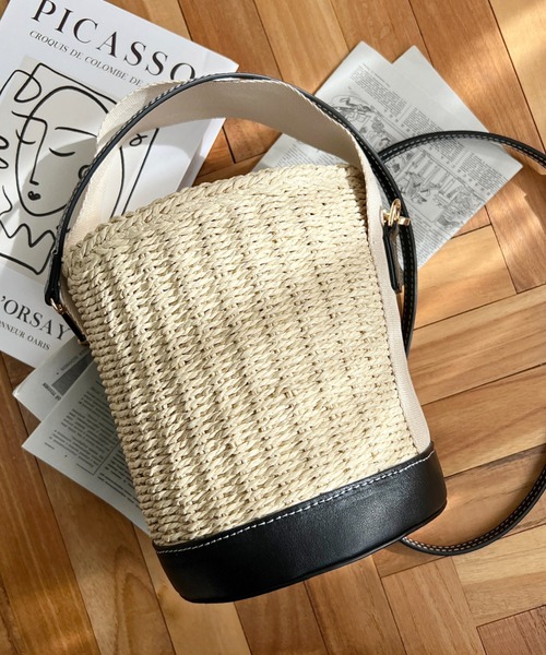 moment+ かごバッグ カゴバッグ 2WAYバスケットかごバッグ : ZOZOTOWN