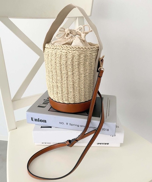 moment+ かごバッグ カゴバッグ 2WAYバスケットかごバッグ : ZOZOTOWN