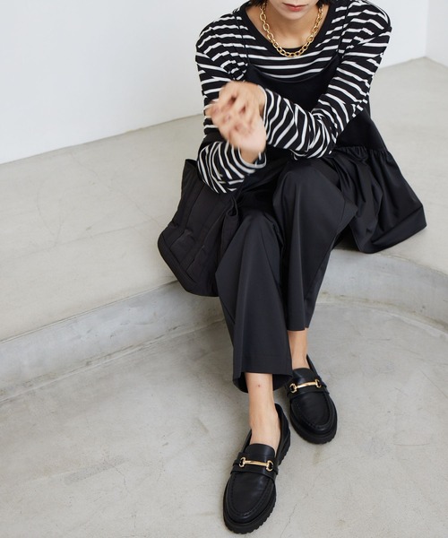 ローファー Mazell / トラックソールビットローファー「新色登場」名品