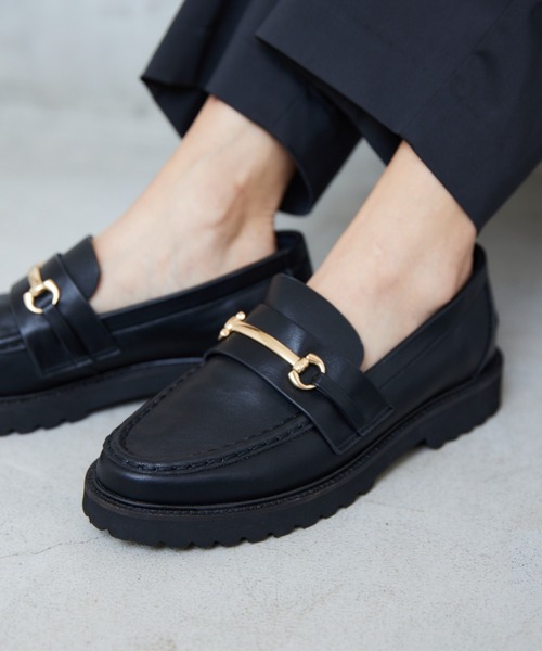 ローファー Mazell / トラックソールビットローファー「新色登場」名品