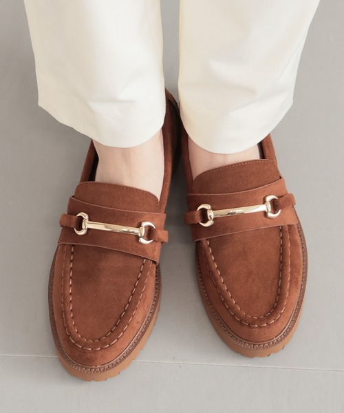 ローファー Mazell / トラックソールビットローファー「新色登場」名品