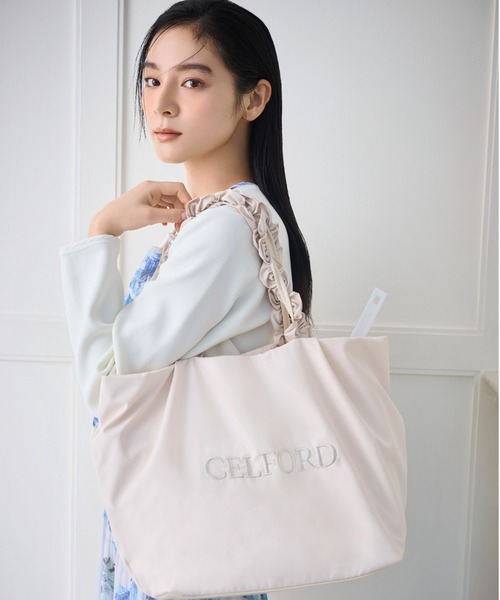 CELFORD（セルフォード） トートバッグ 「プリュム」フリルラメ刺繍