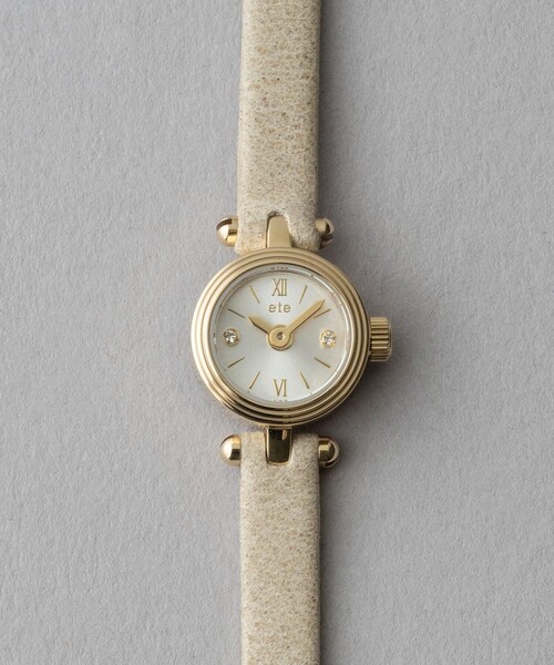 ete（エテ） 腕時計 ダイヤモンド サークルフェイス ウォッチ