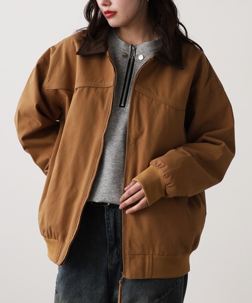 ROOP TOKYO ブルゾン アウター バイカラー デトロイト型ジャケット