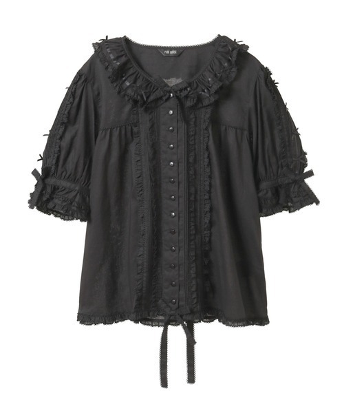 PINK HOUSE（ピンクハウス） ブラウス シャツ ローンフリルブラウス