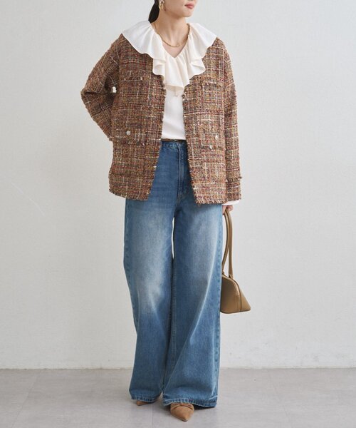 Loungedress（ラウンジドレス） ジャケット ノーカラージャケット