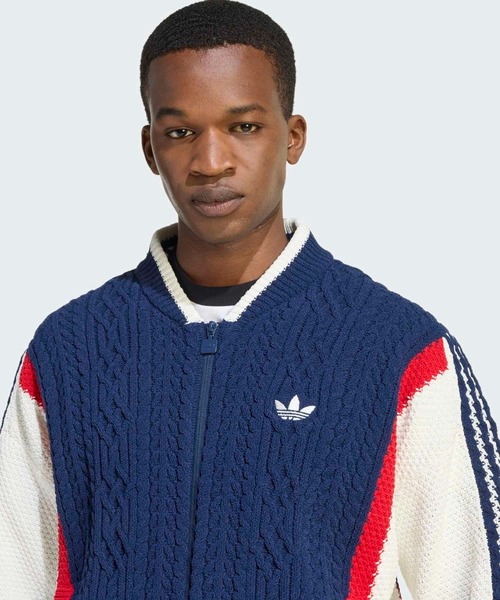 adidas（アディダス） カーディガン レトロ リミックス カーディガン