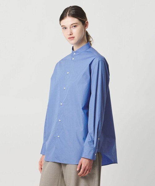 LOEFF（ロエフ） ブラウス シャツ 「LOEFF」コットン ブロード バンド