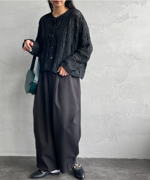 mizuiroind（ミズイロインド） カーゴパンツ ワイドカーゴパンツ