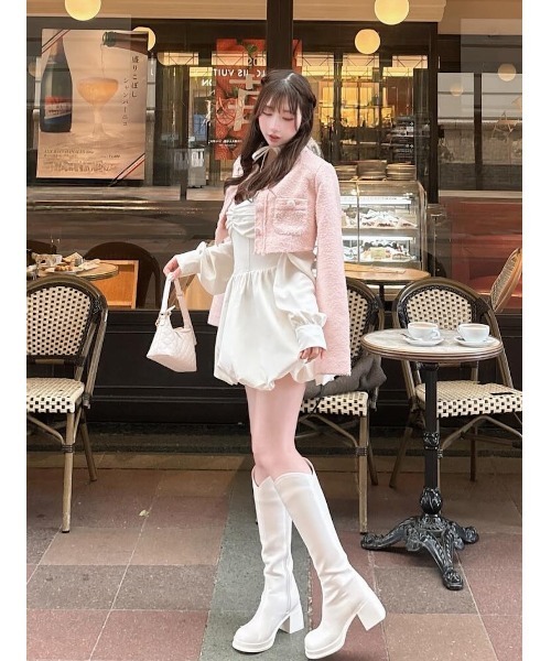 Darich（ダーリッチ） ブーツ Vカットロングブーツ レディース