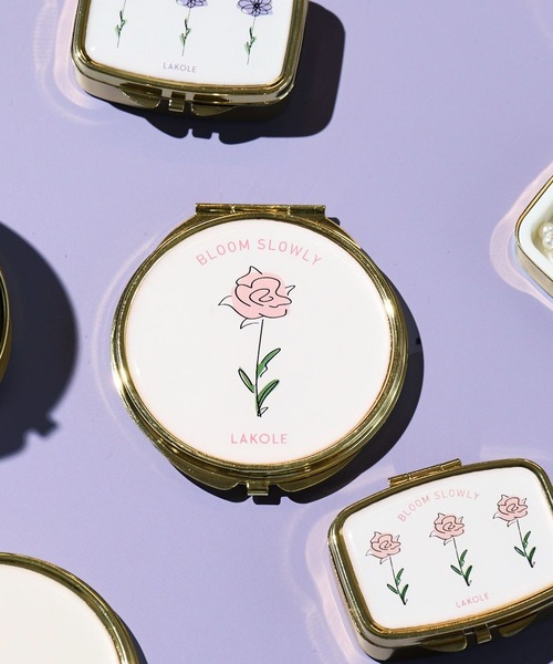 LAKOLE（ラコレ） コンパクトミラー FLOWERコンパクトミラー / 580796