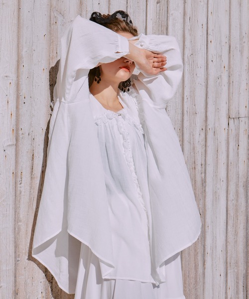 manana suerte（マニャーナスエルテ） ブラウス シャツ レースカラー