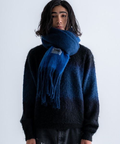 SINSS セーター ニット Wool blend gradation knit / ウールブレンド