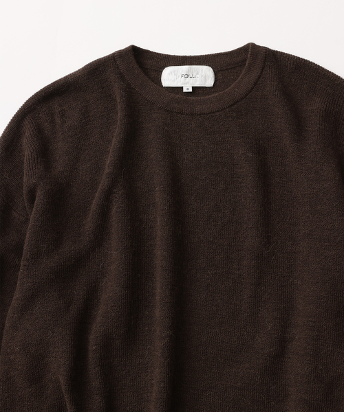 UNFOLLOW（アンフォロー） セーター ニット 「FOLL/フォル 」royal