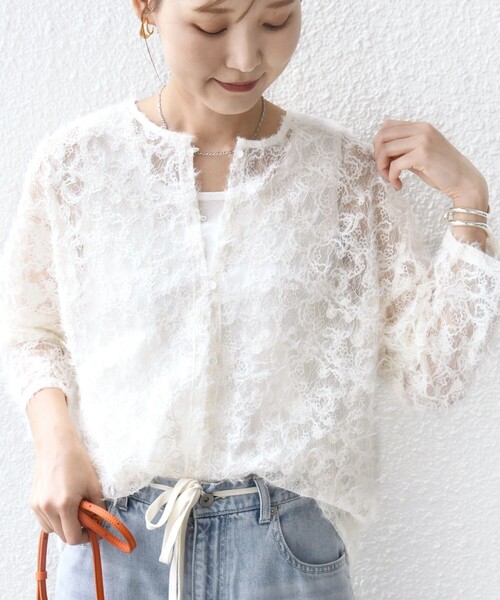 SHIPS（シップス） ブラウス シャツ 「WEB限定」「手洗い可能