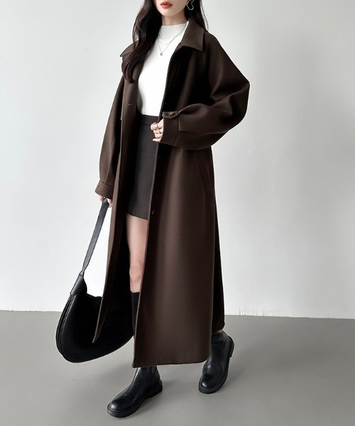 COCOMOMO ステンカラーコート コート ロングコート 2way スタンド