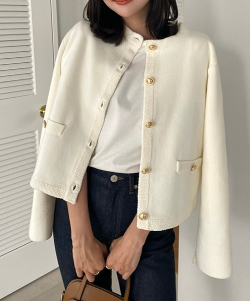 anuans（アニュアンス） ジャケット ノーカラージャケット 「ZOZO限定