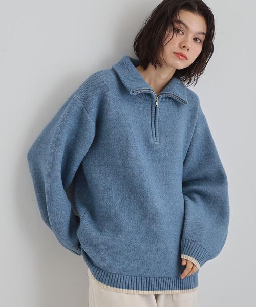 THE SHOP TK ニット セーター 「洗える」ほど良くラフで女性らしい