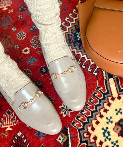 Fin（フィン） ローファー 本革2WAYビットローファー レディース