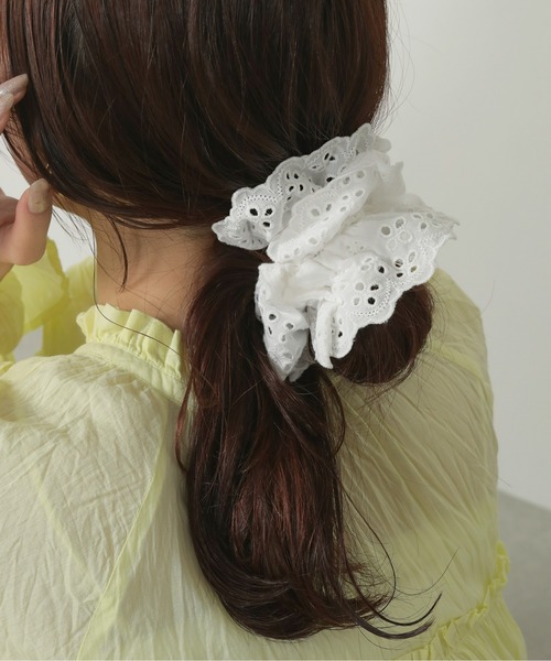 シュシュ コットンレース ビッグ フリル : ZOZOTOWN Yahoo!店 - 通販