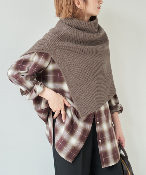 Spick＆Span（スピック アンド スパン） ニットスヌード : ZOZOTOWN