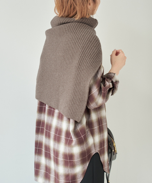 Spick＆Span（スピック アンド スパン） ニットスヌード : ZOZOTOWN