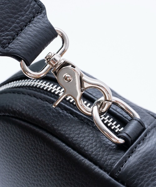 MURA（ムラ） ビジネスバッグ 薄型 ダブルジッパー シュリンクレザー