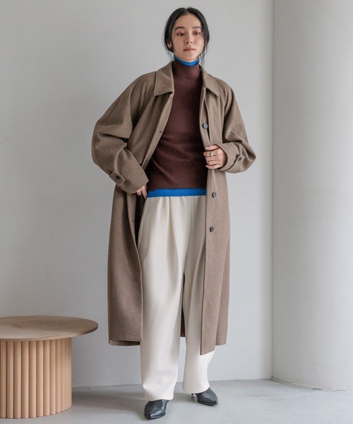 LOWRYS FARM（ローリーズファーム） ステンカラーコート コート ウール